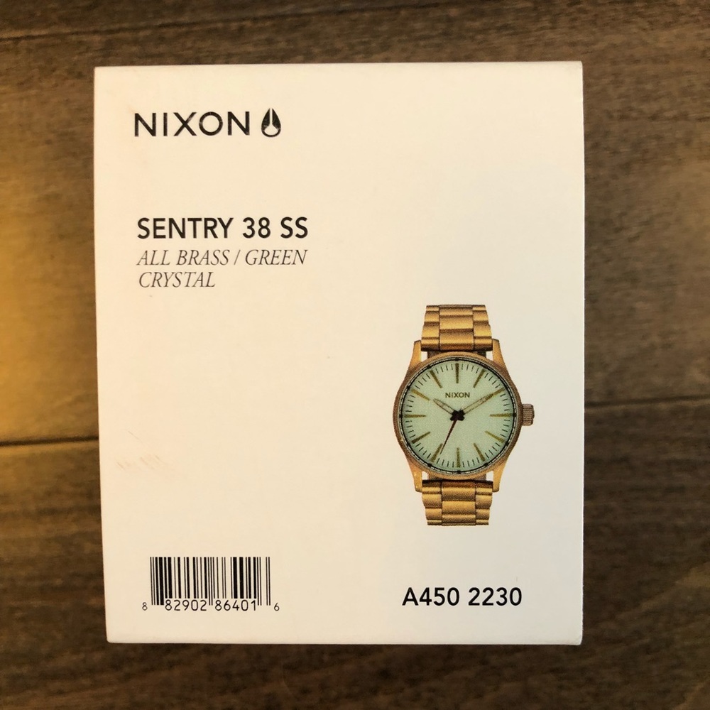 🍍SOLD🍍 Nixon Sentry SS 38 Brass